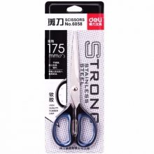 得力（deli） 学生剪刀 办公家庭用剪刀 办公用品剪刀剪子 6058 (174mm*70mm)